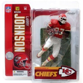 Childrens Toyshop  Toys : McFarlane Toys 6" NFL Series 14 - Larry Johnson Red Jersey