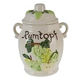 Axentia 820602 Rumtopf mit Relief Weintraube 5 Liter