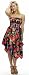 Curve Appeal PLUS SIZE Silky Stretch Satin Top/Dress w/ Handkerchief Hem in Red, Size: 1X
