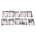 500pcs Lady White French Acrylic Style Artificial False Nails Half Tips