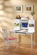 Selective Harwood in White Finish 3 Piece Desk Set By Coaster Furniture