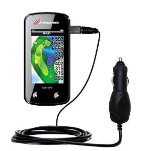 Rapid Car / Auto Charger For The Sonocaddie V500 Golf Gps - Uses Gomadic Tipexchange Technology