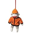 Sock Monkey Race Car Driver Ornament Racing