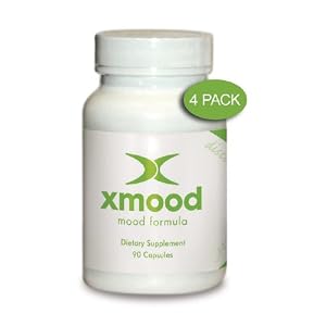 Xmood - Reduce Stress and Anxiety, Elevate Your Mood (4 Pack) - 90 Capsules per Bottle - My Natural Relief by My Natural Relief