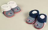 New England Patriots Newborn Sport Bootie 2-Pack