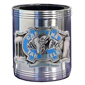 North Carolina Tar Heels - UNC Stainless Steel Beverage Can Cooler - NCAA College Athletics Fan Shop Sports Team Merchandise