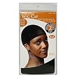 STOCKING WIG CAP BLACK (2 PACK)