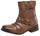 Onfire Bottines à Clous Femme Natural