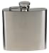 Sports : Max Fuchs Flachmann, Edelstahl, chrom matt, 6 OZ, 170 ml