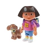 Dora the Explorer: Figures for Doras Talking Doll House: Dora with Backpack and Perrito