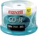 MAXELL 622865 700 MB Recordable CDs (50-ct spindle)