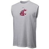 Nike Washington State Cougars Ash Team Logo Sleeveless T-shirt