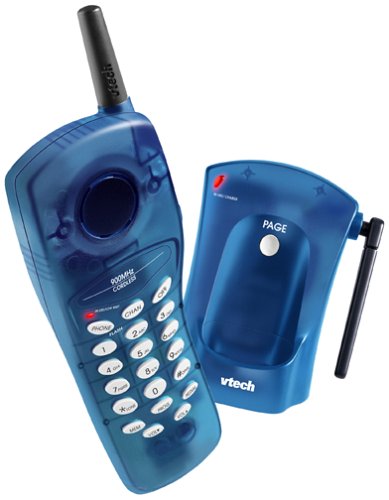 VTech VT62-9118 900MHz Analog Cordless Phone (Blue)