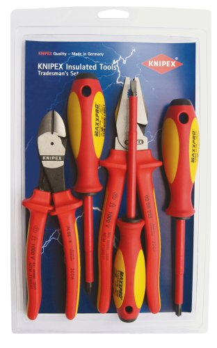 Knipex 989821US 5-Piece Insulated Tradesman Tool Set