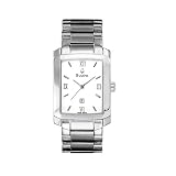 Bulova Mens Silver-Tone Bracelet Watch #96G25 by Bulova
