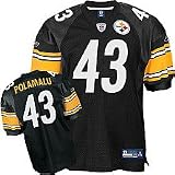 Reebok Pittsburgh Steelers Troy Polamalu Authentic Jersey Size 50