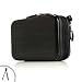 Impact-Resistant Lightweight Hardshell Metal Camera Case for Canon PowerShot ELPH 300 HS , S100 , A3300 IS , & More ** Includes Mini Tripod**