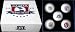 Us Open Pebble Beach 5 Golf Ball Set 2010-2000-1992-1982-1972