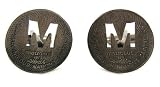 Washington DC Metro Bus Subway Token Cufflinks