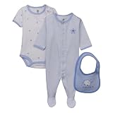Just One Year Beginning of Joy Layette 3-pc. Set - Blue (0-3 mos.)