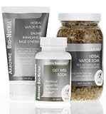Arbonne Bio Nutria® Remedy Set, Includes Get Well Soon Dietary Supplement, Herbal Vapor Soak and Herbal Vapor Rub