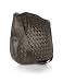 Emporio Due Dark Brown Woven Leather Tote Shoulder Bag