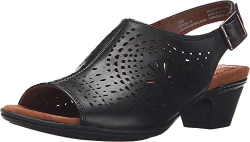 Rockport Women's Cobb Hill Ainsley Black Sandal 9.5 B (M)