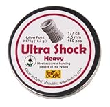 Skenco Ultra Shock, .177 Cal, 10.3 Grains, Hollowpoint, 150ct