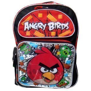 Angry Birds Medium BackPack - Angry Birds Medium School Bag