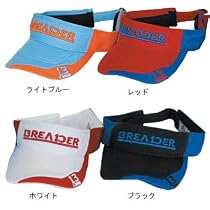 ブリーデン(BREADEN) メッシュサンバイザー ポケッタブル ブラック フリー