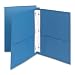 Oxford 57701 Twin Pocket Portfolios with Three Tang Fasteners, Light Blue, 25 per Box