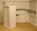 Modern White Kitchen Refrigerator Dollhouse Miniature