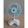Mini Tisch- Wandventilator blau,2 St�ck im Set, einzeln verpackt, batteriebetrieben