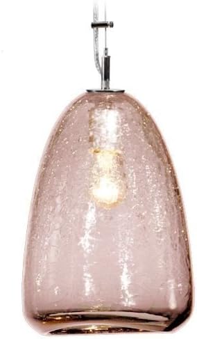 Tempo Luxury Home Boa Lantern Collection Summit Pendant, Large, Rose Quartz