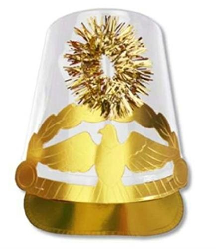 8eighteen White Plastic Drum Major Hat