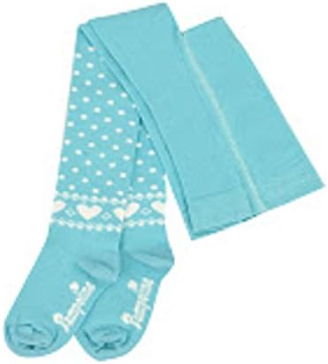 Pampolina Pantyhose Sweet Cats, Girls (3-7 Month, Cyan)