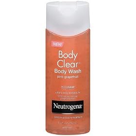 Neutrogena Body Clear Body Wash, Pink Grapefruit, 8.5-Ounce Bottle