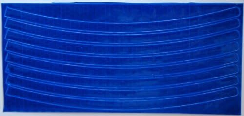 Reflective Strips for Bicycle Wheels (Add Visibility) (Blue)