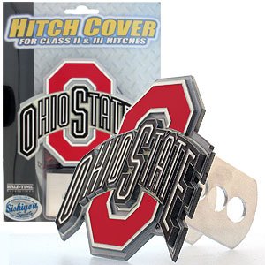 College Trailer Hitch Cover - Ohio State Buckeyes