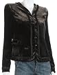 Armani Women's Velour Jacket, Brown/Black