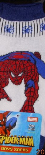  Marvel-the Amazing Spider-man Socks 6-8.5