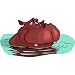 Hippo Clip Art & Stock Photo Image CD