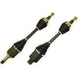 DTA GM25812582 front Left Right Pair - 2 New Premium CV Axles (Drive Axle Assembly)