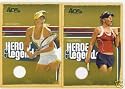 2006 Ace Authentic Heroes & Legends Tennis Cards Unopened Hobby Pack (5 cards per pack with autograph and match worn shirt swatch cards in every box - look for Maria Sharapova & Anna Kournikova cards! )