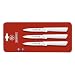 Mundial SCW0547-4E 4-Inch Paring Knife Collection, Set of 3, White