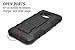 HTC One M9 Case, Starshop Full Protection Dual Layers Hybird Case with Kickstand and Locking Belt Swivel Clip + Premium Screen Protector Black