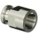 Dixon 22MP-R Series Stainless Steel 316L Sanitary Fitting, Clamp Adapter, Tube OD x NPT Female
