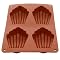 Silicone Solutions Large 4-Cup Madeleine