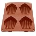 Silicone Solutions Large 4-Cup Madeleine