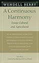 A Continuous Harmony: Essays Cultural and Agricultural
